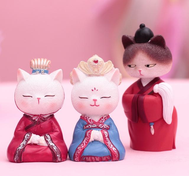 分享超可爱的桌面装饰小摆件，汽车中控台摆件，猫咪摆件