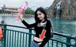 美女穿丁字裤图片(古力娜扎丁字裤照片外露真的是太好看了，本人回应穿什么都可以)