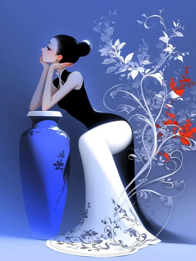 美图分享，飘逸灵动的美女，引人遐想