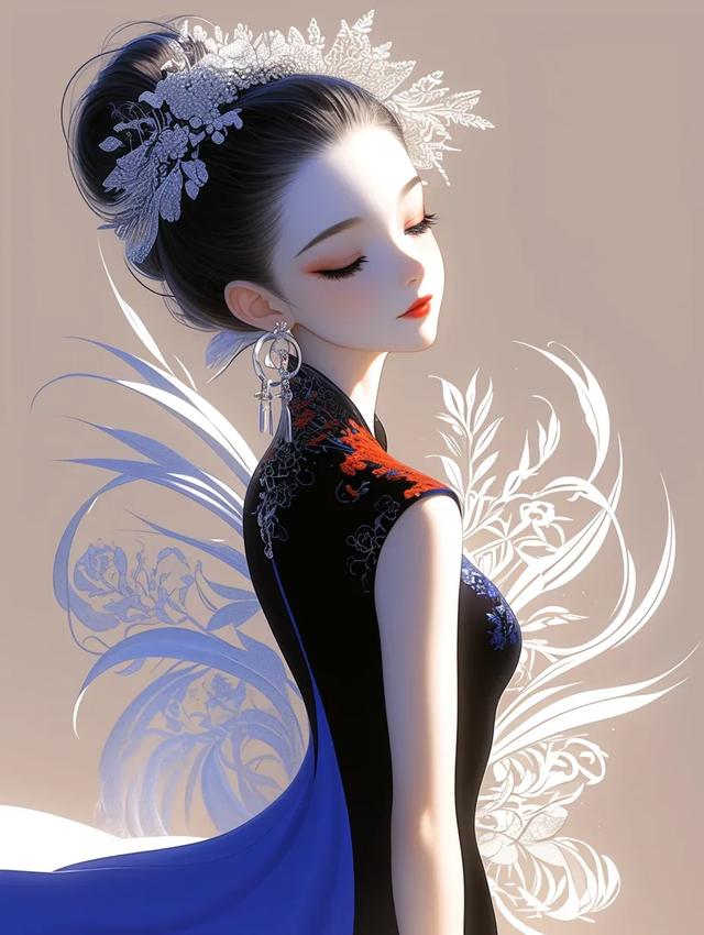 美图分享，飘逸灵动的美女，引人遐想