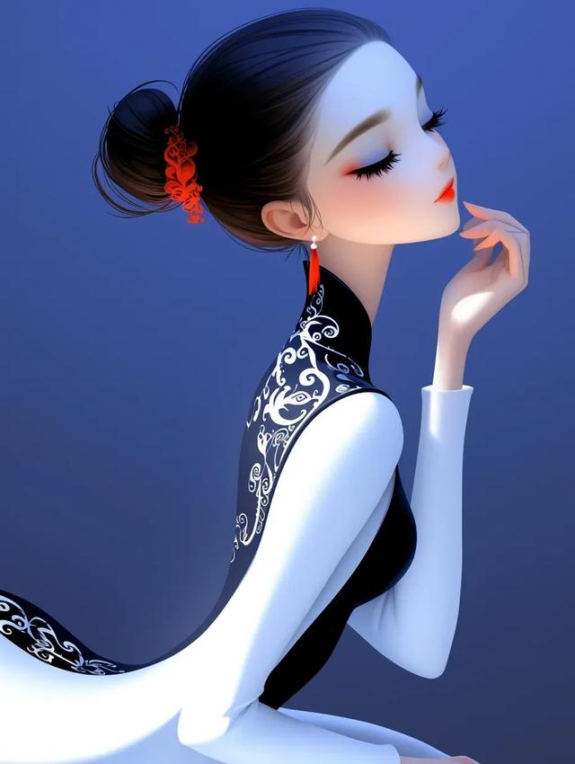 美图分享，飘逸灵动的美女，引人遐想