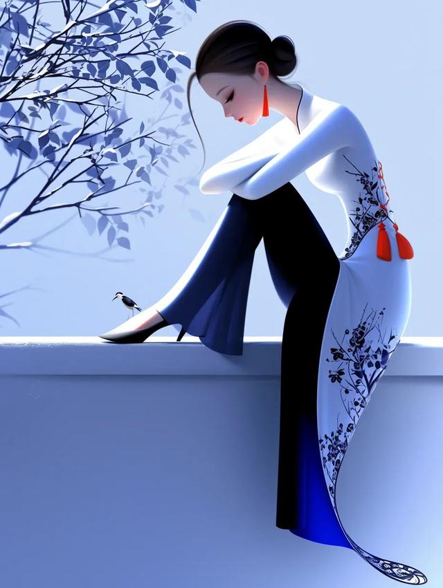 美图分享，飘逸灵动的美女，引人遐想