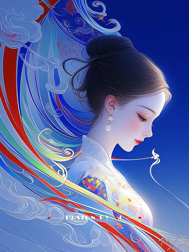 美图分享，飘逸灵动的美女，引人遐想