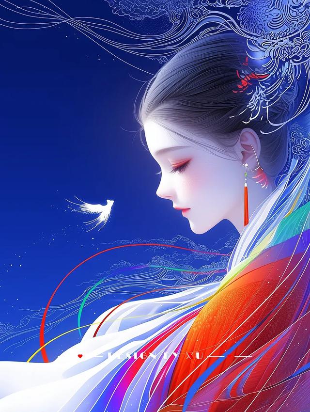 美图分享，飘逸灵动的美女，引人遐想