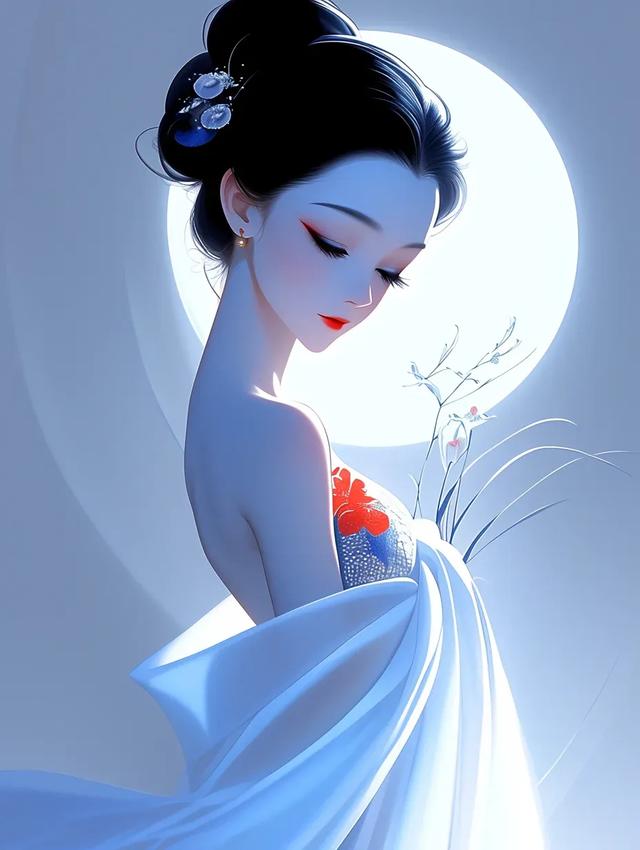 美图分享，飘逸灵动的美女，引人遐想