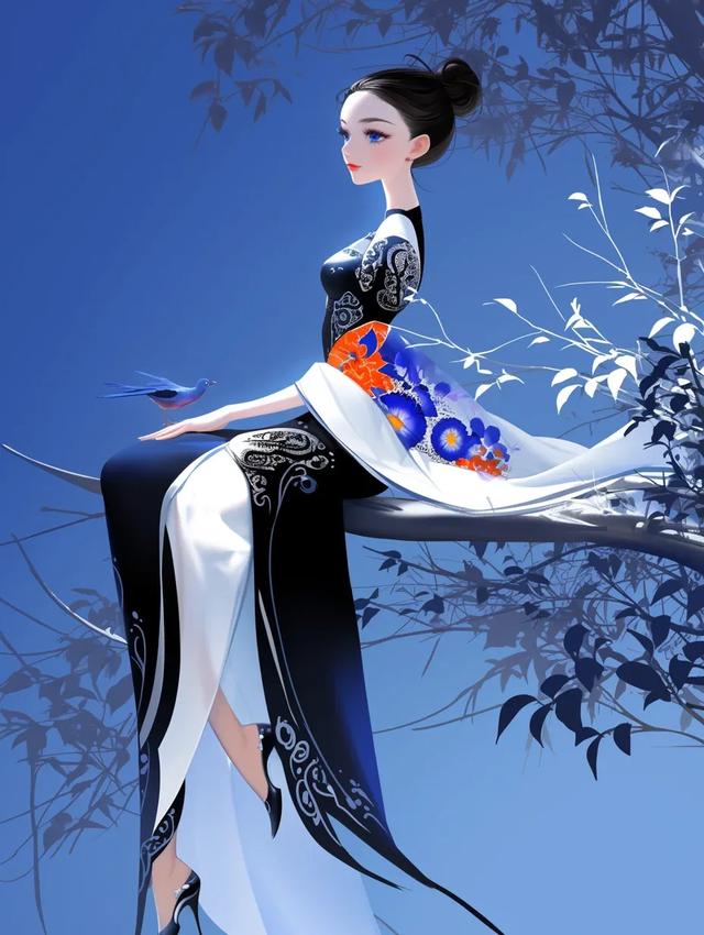 美图分享，飘逸灵动的美女，引人遐想