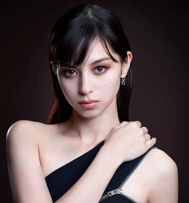 日本混血美女女星-中条彩未,清纯又性感,人美身材好美女图写真