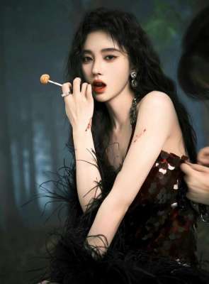 美女及血鬼(鞠婧祎吸血鬼造型太绝了妩媚把黑夜占据，鞠姐的妆造果然值得期待)