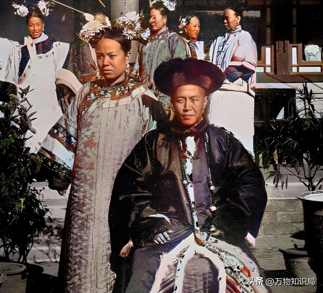 100年前清朝老照片:满族王爷妻妾美丽动人,犯人凌迟处死现场