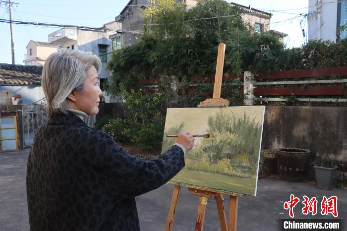 (走进中国乡村)艺术“盲盒”打开浙南侨村发展新图景
